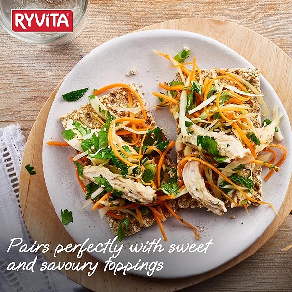 RYVITA SESAME RYE CRISPBREAD, 125 GR