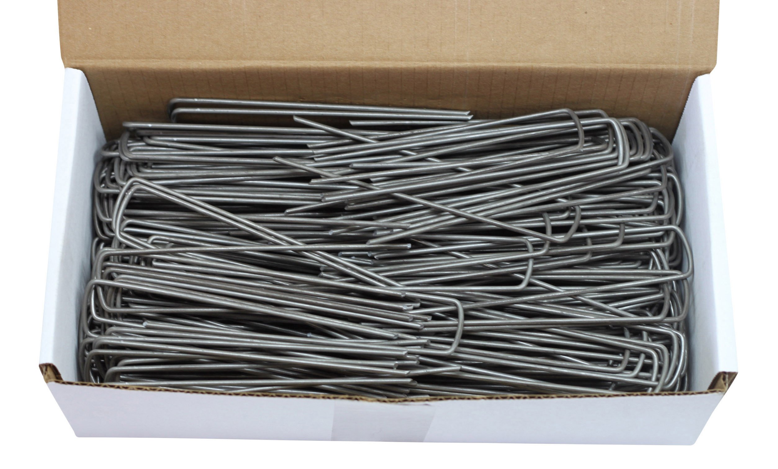 300 Garden Landscape Fabric Staples Strong Durable 6 Inch Steel Made in