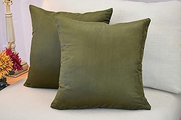 Amazon Com Moonrest Set Of 2 Faux Suede Polyester Microfiber