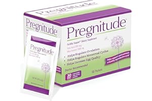 Pregnitude Reproductive Fertility Support - Helps Promote Regular Ovulation - Menstrual Cycles, and Increase Quality of Eggs - 30 Day Supply 60 Packets
