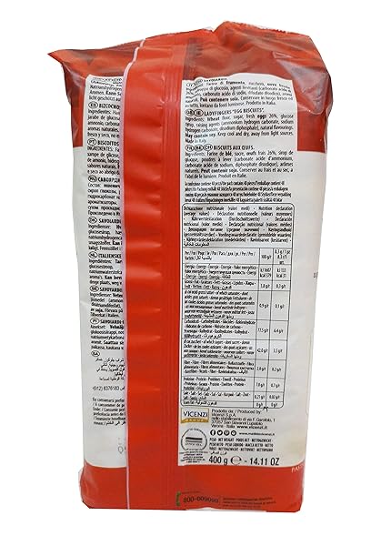 MATILDE VICENZI VICENZOVO LADYFINGERS – CLASSIC ITALIAN BISCUITS, LADYFINGERS COOKIES FOR TIRAMISU – KOSHER DAIRY COOKIES – ITALIAN PASTRIES FOR BAKERY & DESSERT GIFTS – 14.11 OZ (400G)