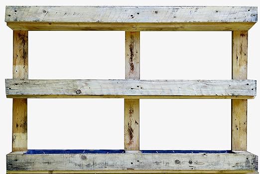 AD servicios Jardinera Vertical de Palet Reciclado 120x81x13 cm ...