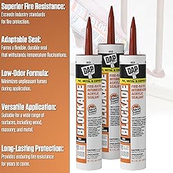 DAP Blockade Firestop Caulk, Water-Based