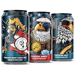Go Brewing - Freedom West Coast Pale, Amber, and
