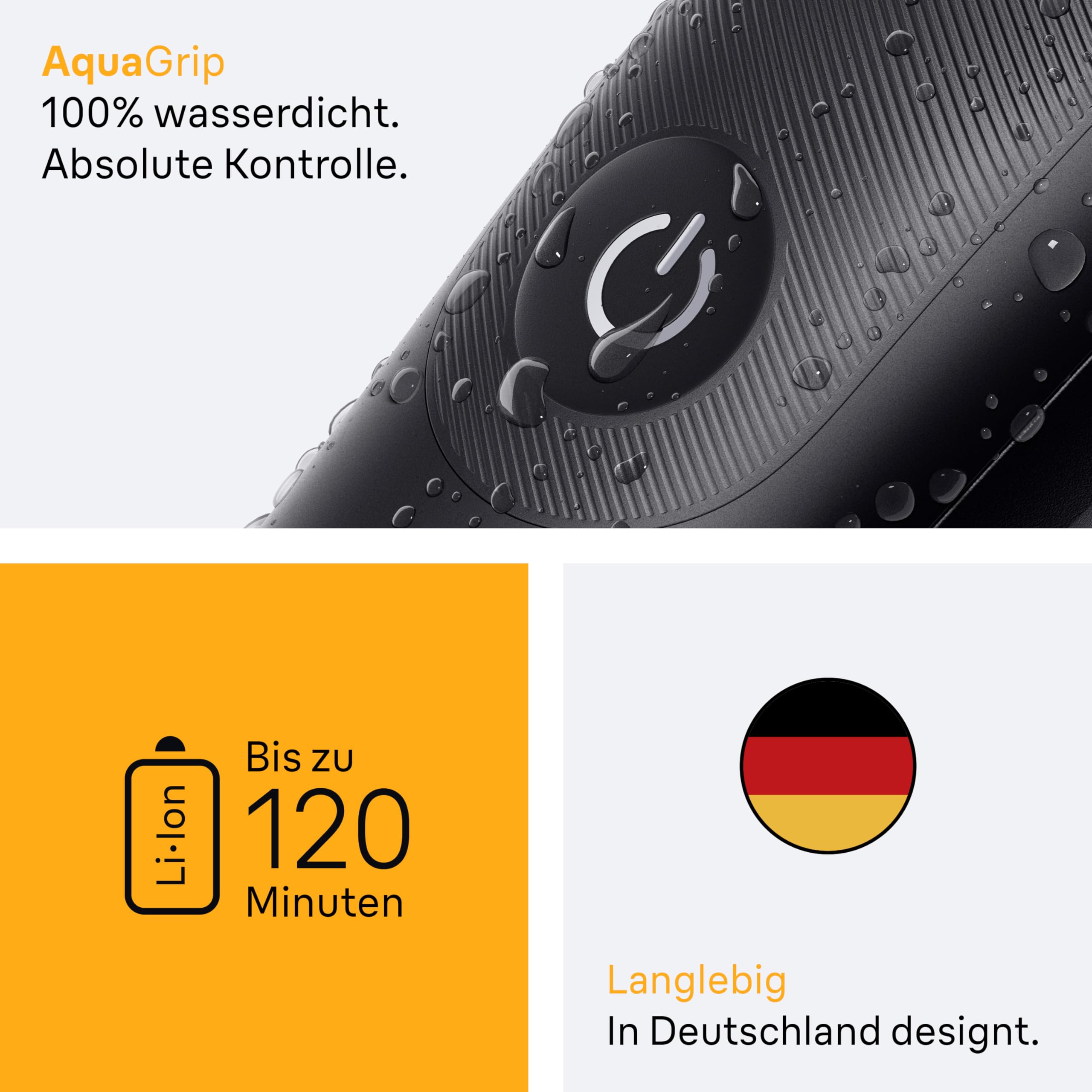 Braun All-in-One Series 5, 13-in-1 Multigroom, Barttrimmer, Nasenhaartrimmer, Haarschneidemaschine für Gesicht, Kopf und Körper, 120 Min Akku, 14 Längen (0.5–21 mm), Wasserdicht, AIO5565, Schwarz 5
