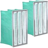 2 PCS MERV 14 Synthetic Pocket Air Filter, 24"x12"x12"（708733） | Replacement for JET AFS-1000B,JET AFS-1000C, JDS Air-Tech 750-ER, JDS Air-Tech HP, JDS Air-Tech 350, Powermatic PM1200