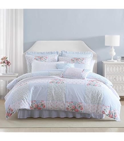 Laura Ashley - Duvet Set, Super Soft & Cozy Bedding, Includes
