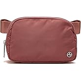 Pander Everywhere Belt Bag for Women, Fashion Waist Packs, Crossbody Bags with Adjustable Strap (Mauve).