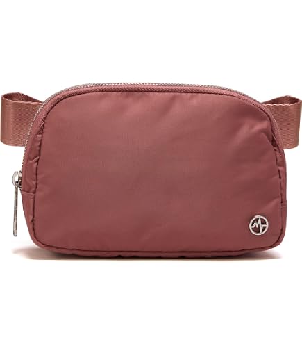 YOSHUYUKI Waist Belt Bag for Women Lulu Dupes Mini Small Crossbody Purse Sling Bag Cute Fashion Waterproof Fanny Pack Over The Shoulder Bags Fashionable Travel Running Belt Pouch Bum Bag