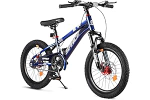 ONLYGU Kids Bike-18 20 Inch Bike for Boys and Girls Bicycle with Adjustable Seat and Handbrake, Bikes for Kids 7-13