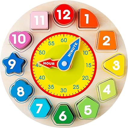 learning clock toy