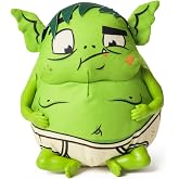 Spin Master Teen Titans Go! Belly Buster Beast Boy, Interactive Plush Toy | Squeeze Belly for Sounds, Fart &amp; Burp Noises, Soft &amp; Huggable for Playtime &amp; Bedtime, Funny Gifts for Kids Ages 4+