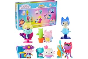 Gabby's Dollhouse, 12-Piece Story Figures Gift Pack, with 6 Toy Figures & 6 Dollhouse Accessories Set, Kids Toys for Girls & Boys Ages 3+