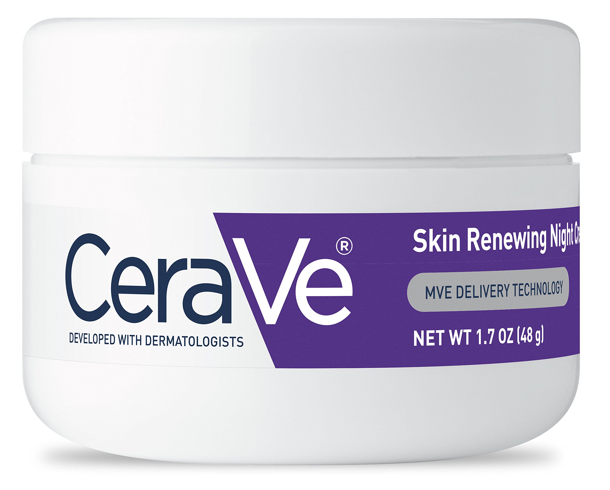 CeraVe Night Cream for Face 1.7 Ounce Skin Renewing Night Cream