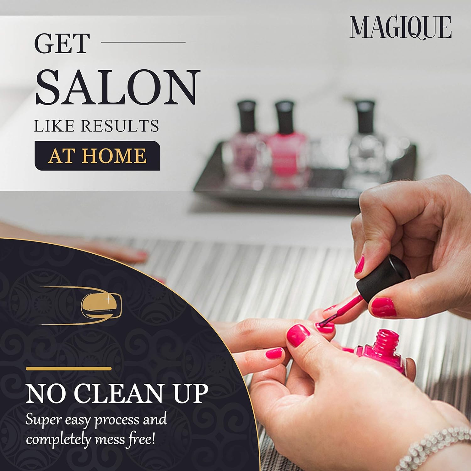 Simply Peel Liquid Latex for Nails - Nail Polish Protector for Fingers - Nail Peel Off Liquid Tape - Peel Away Liquid Nail Tape - Nail Polish Guard - Nail Latex Peel Off - Magique SecondSkin 0.5 Fl Oz : Beauty