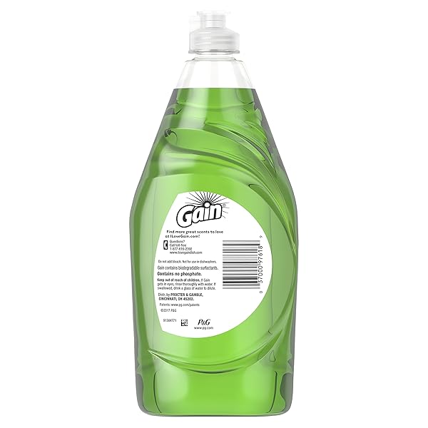 GAIN ULTRA DISHWASHING LIQUID DISH SOAP, ORIGINAL SCENT , 21.6 FL OZ (PACK OF 1)