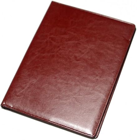 Amazon Trust Contact レザー クリップボード バインダー 革 ファイル 二つ折り 多機能 おしゃれ ビジネス ブラウン １個 クリップファイル ボード 文房具 オフィス用品