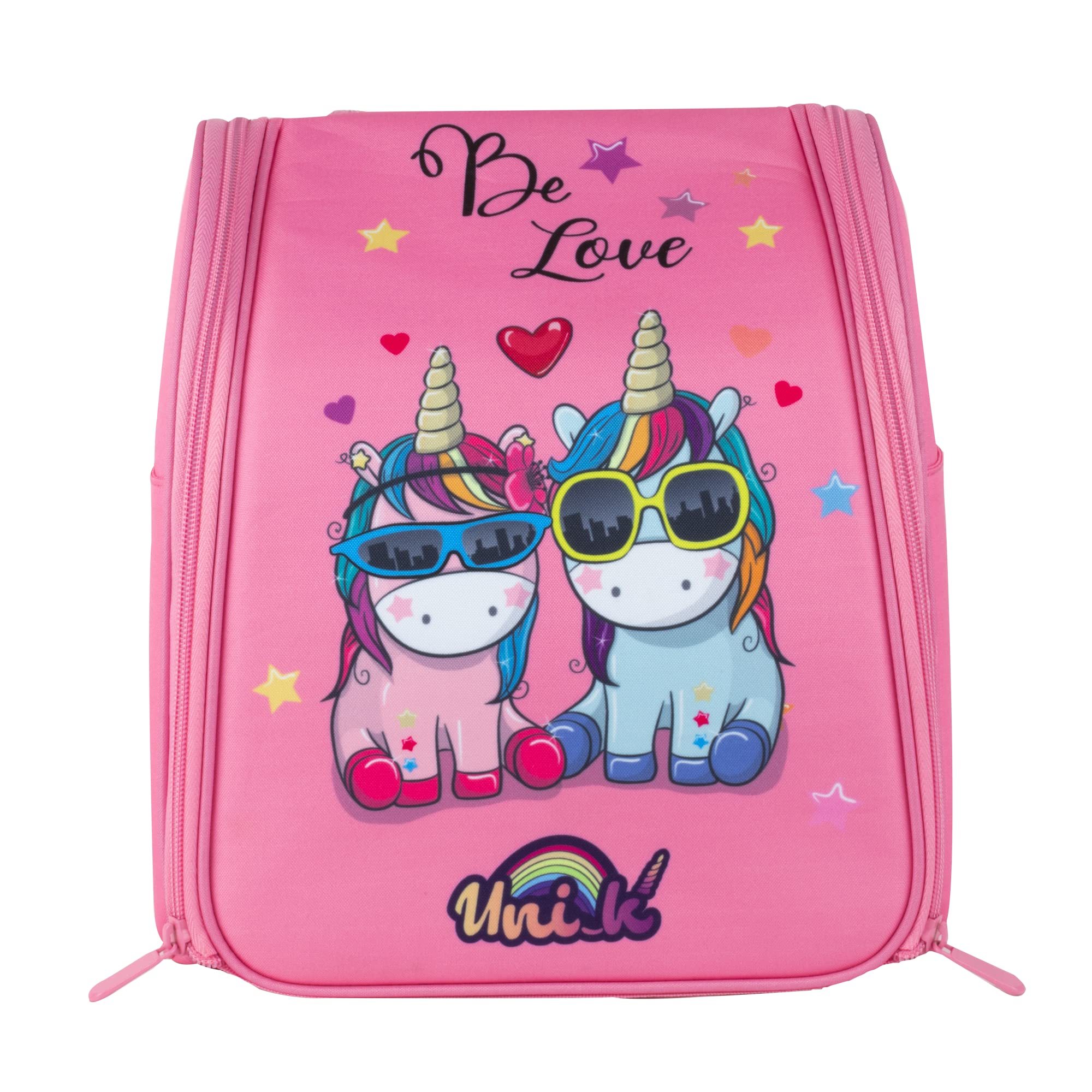 Konix Unik BackPack (Unicorn Be Love) - Switch Case - Soft Shell - Nintendo Switch, Switch Lite - Pink