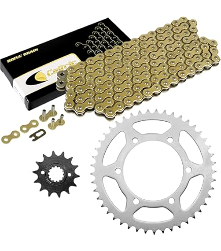 Amazon.com: Caltric Green O-Ring Drive Chain & Sprockets Kit