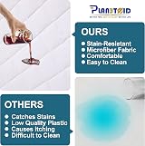 PLANETOID Quilted Waterproof Mattress Protector Super King 182x200 40cm view 3