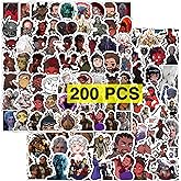 Babymiu BG3 DND Stickers(200 Pcs).DND Game Vinyl Decals Gifts Merch Party Supplies for Water Bottles Skateboard Luggage Scrapbook Kids Teens Adult