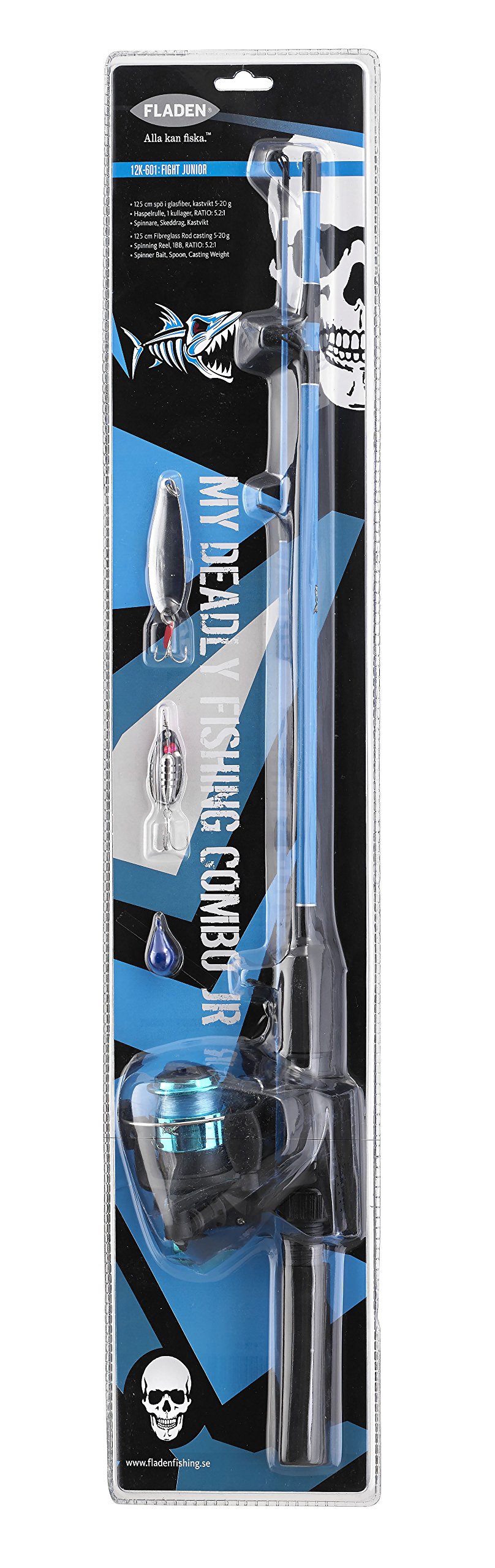 Pirate Fishing Combo Kit - Blue, 1.25m