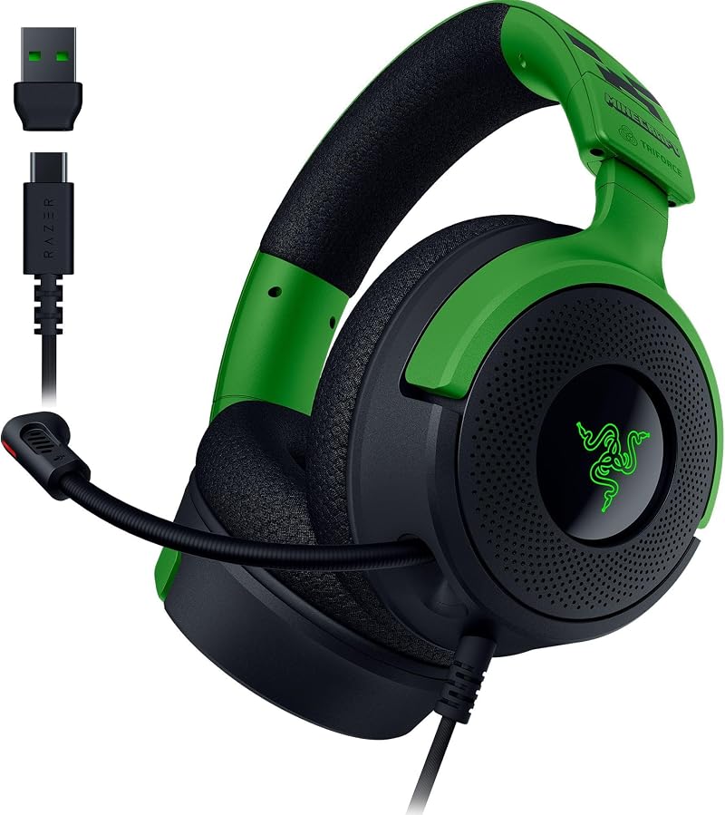 Razer Kraken V4 X Minecraft Edition Wired USB PC Gaming Headset