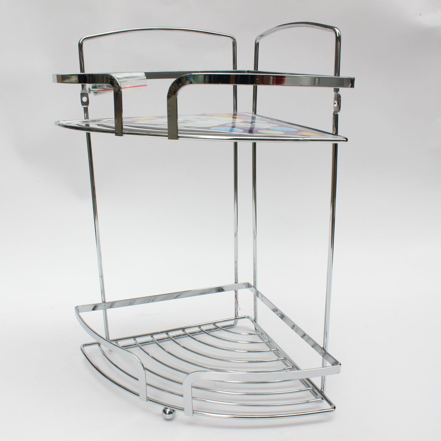 W&P Nonstainless steel bathroom bath storage daily iron bathroom rack