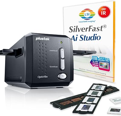 Plustek 8200iAi Opticfilm AI Film Scanner w/ SilverFast Ai Studio 8 & IT8 Target