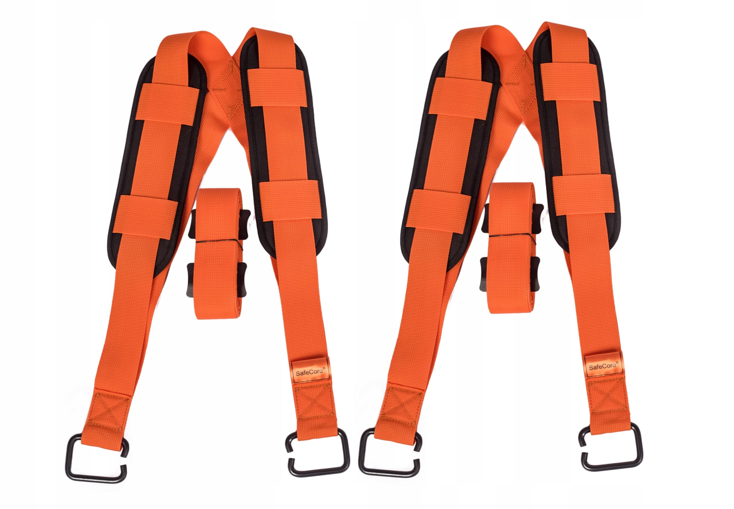 SafeCore lifting straps for movers, heavy duty furniture lifting straps for 2 people, adjustable 4 m harness system up to 500 kg for moving heavy furniture and appliances