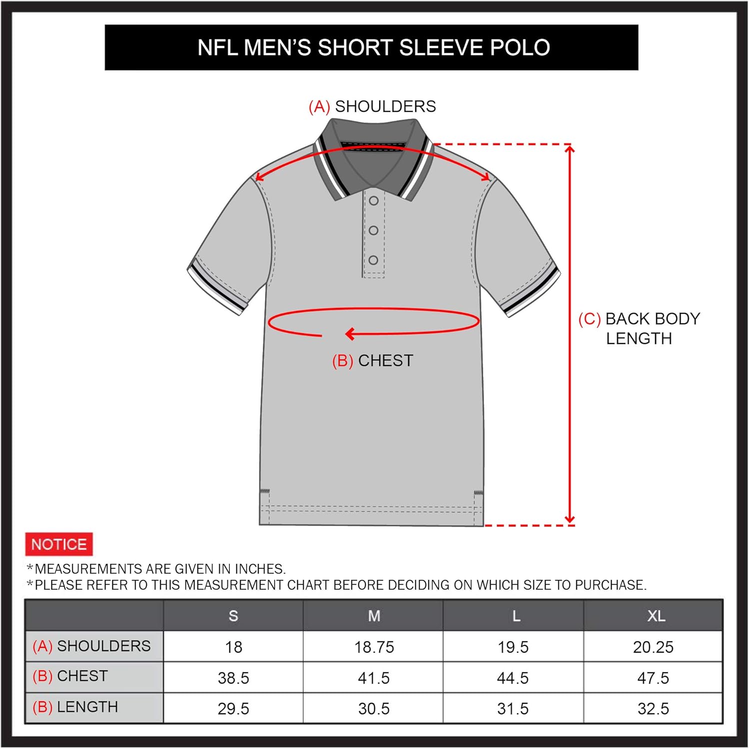 Ultra Game NFL Men's Moisture Wicking Tech Polo Shirt : Clothing