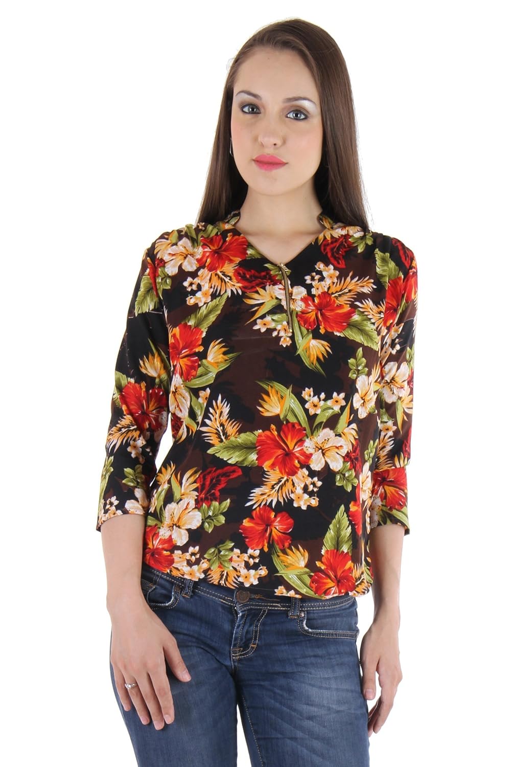 vvoguish women's regular fit cotton top