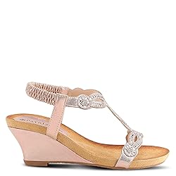 PATRIZIA Women's Shining Ankle Strap Sandal