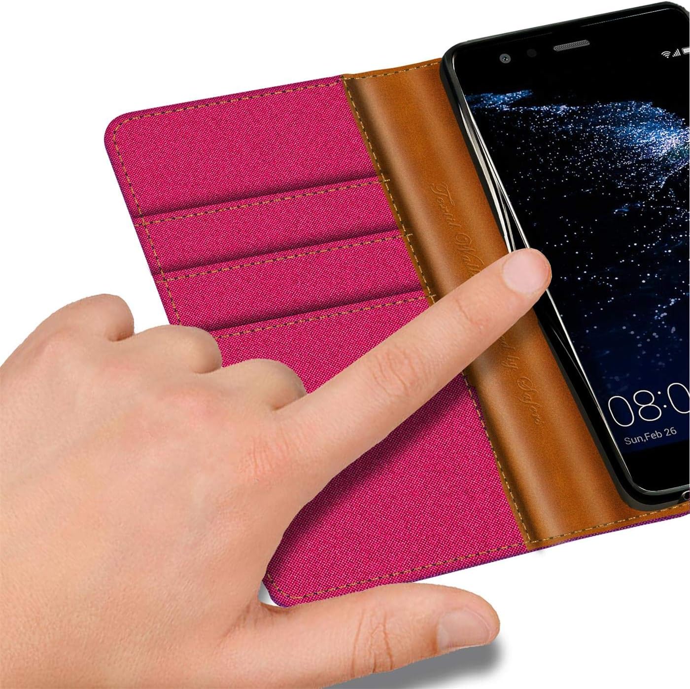 Verco Phone Wallet Case compatible with the Huawei P10 Lite - Image 4
