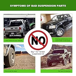 SCITOO 13pcs Suspension Kit 2 Upper Control Arm and
