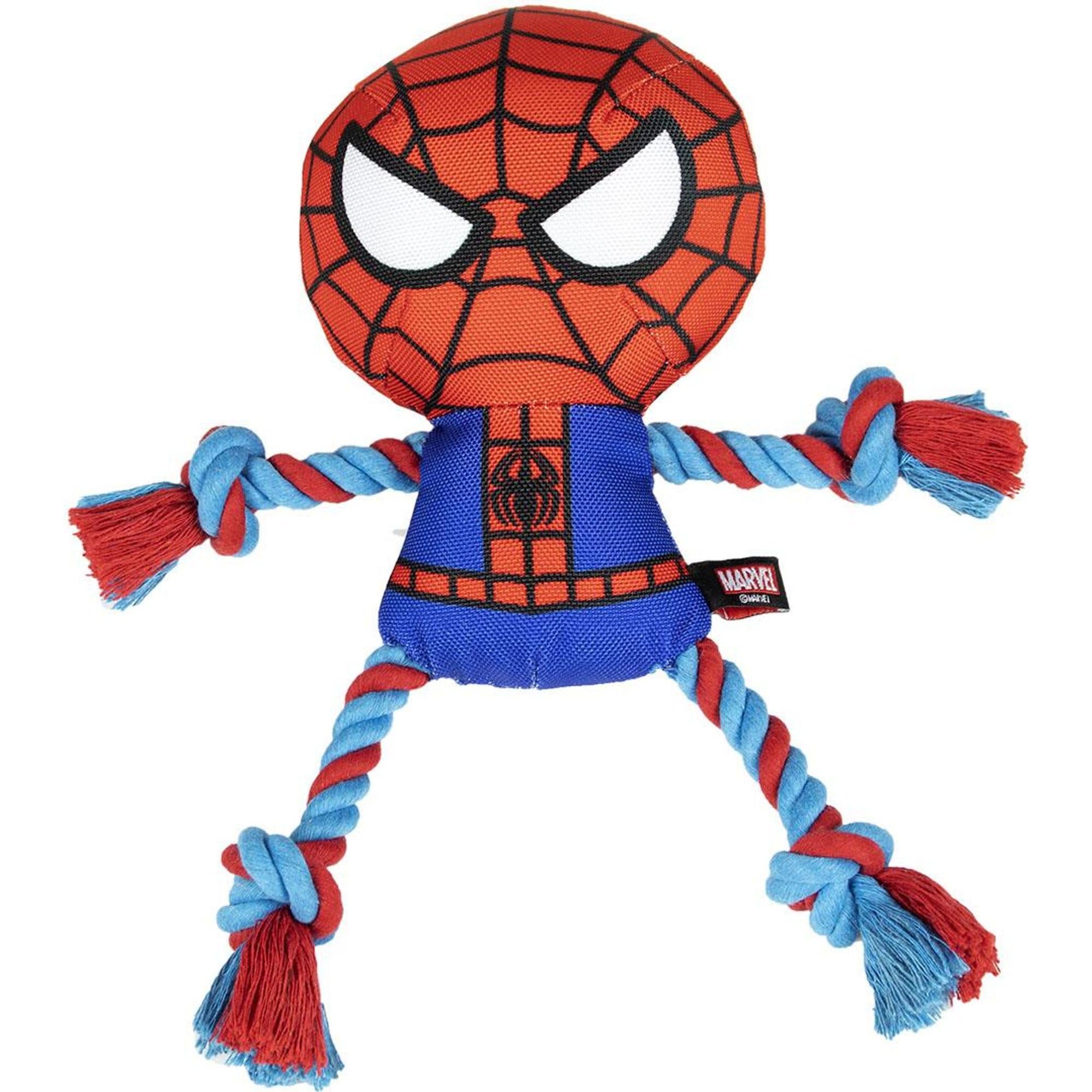 Spiderman dog rope toy - dog toys indestructible - dog toys for medium dogs Official Marvel Licensed CERDÁ LIFE'S LITTLE MOMENTS
