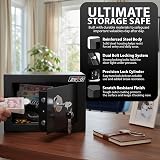ZENO Safe Box 6.6L Steel Lock Security Safe with 3 Keys view 4