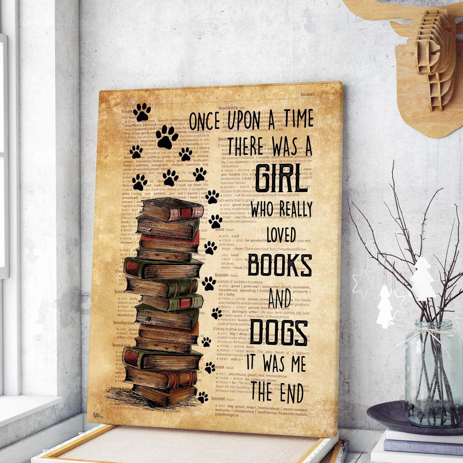 Once Upon A Time There Was A Girl Who Really Loved Books