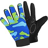Accmor Kids Cycling Gloves, Kids Fishing Gloves, Kids Sport Gloves, Breathable Non-Slip Children Bike Riding Gloves for Fishi