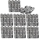 Warmshine 72 Pieces Norse Viking Rune Beads Hair Beard Pendant Antique DIY Bracelet Jewelry Pendants Necklace Braid Accessories Beard Beads for Men Braids Locs Viking Jewelry Enthusiasts, Silve