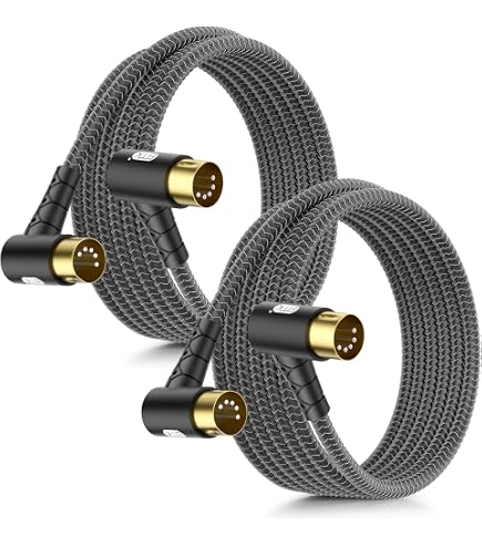 Cavo MIDI Maschio-Maschio 20 Piedi (6 Metri) - Cable Up CU/MD120/WHI - Colore Bianco - Foto 2