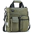 d'yallee Crossbody Messenger Bag Men Waterproof Shoulder Business Work Bag Nylon