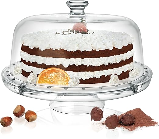 2x Acryl Tortenplatten 25 Cm - Transparente Tortenböden Für Backen & DIY