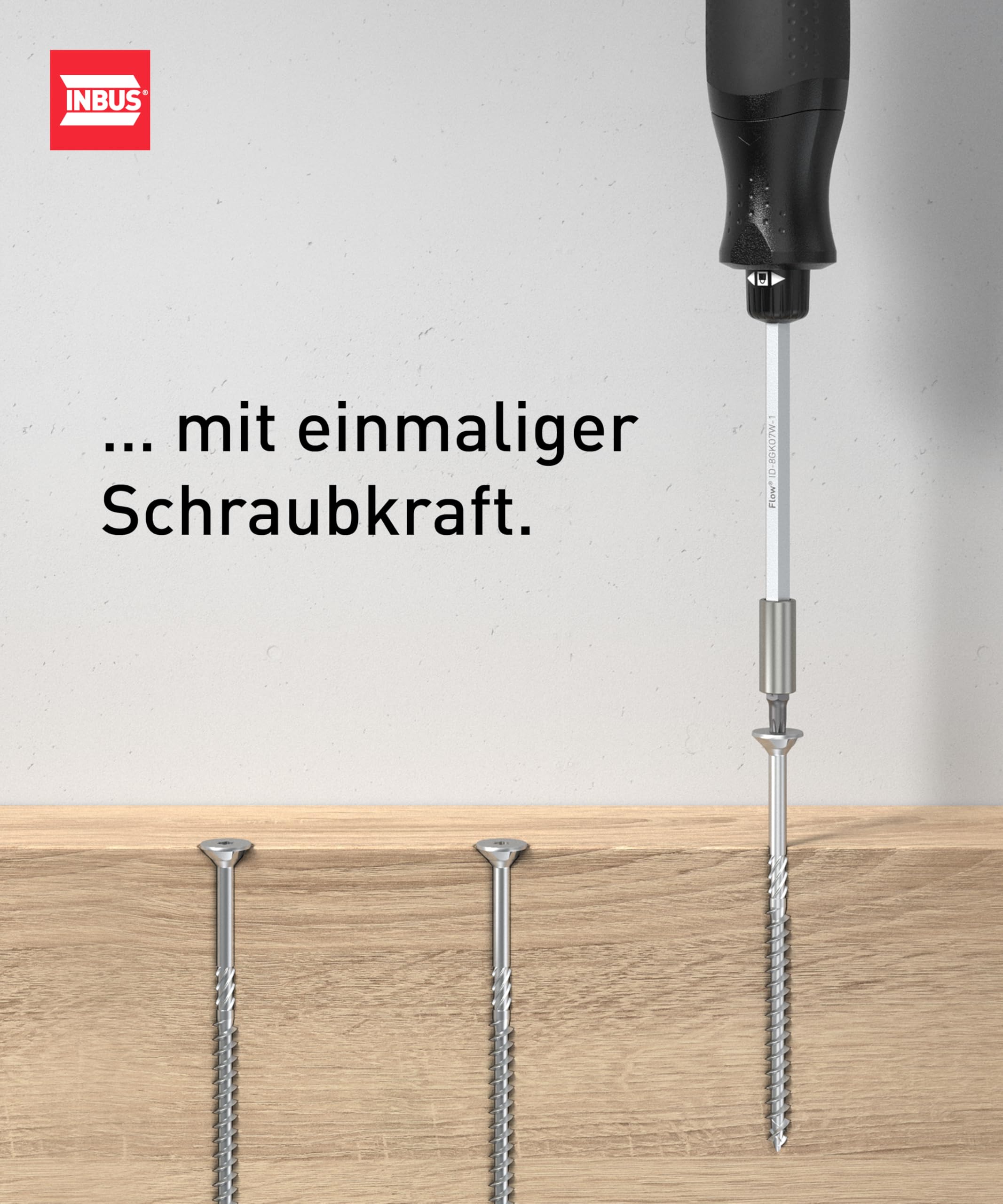 INBUS® Flow 73424 Schraubendreher inkl. 12 Bits — Made in Germany 6