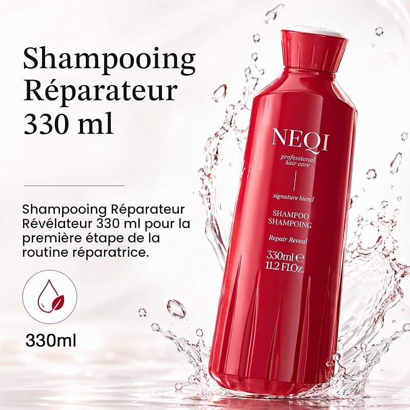 Shampoing Réparateur Cheveux Abîmés, Cheveux Colorés 330ml — photo 7 sur 8