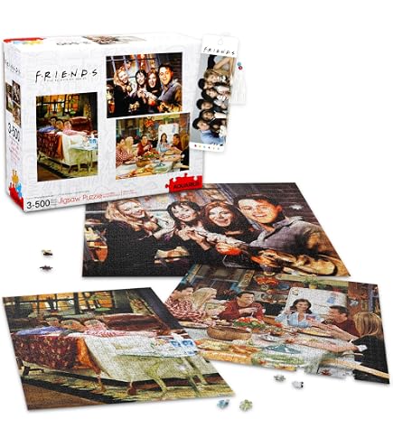 Amazon.com: AQUARIUS Friends Central Perk Puzzle (2-Sided Shaped