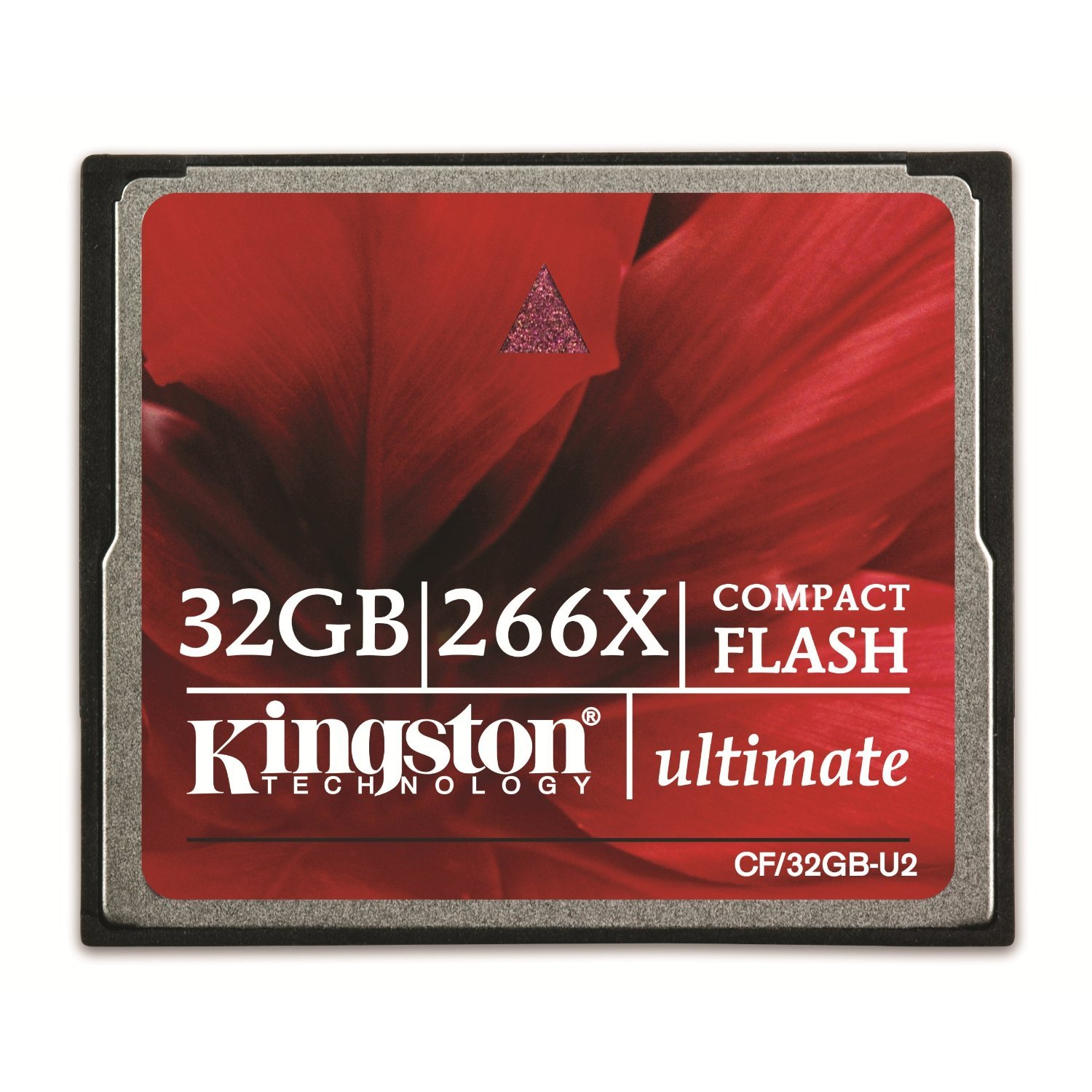 Kingston CF/32GB-U2 266X 32 GB Compact Flash Card, Red/Black
