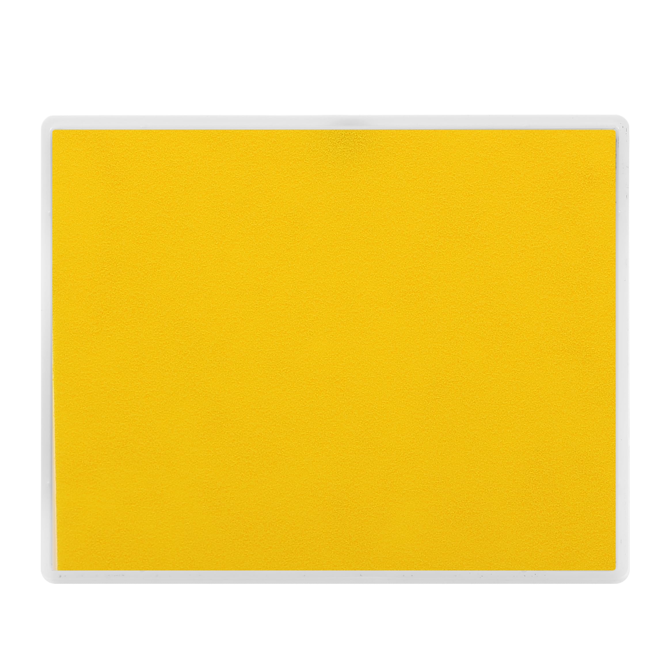 Ink Pad 5 x 4 Inch Craft Large Stamp Pad for Rubber Stamps Finger Painting (Yellow)