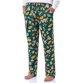 INTIMO Seinfeld Men's Christmas Tossed Print Sleep Pajama Pants For Adults