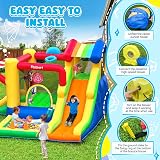 FBSPORT Inflatable Bouncy Castle Double Slide Trampoline Ball Pit Kids 135kg view 7